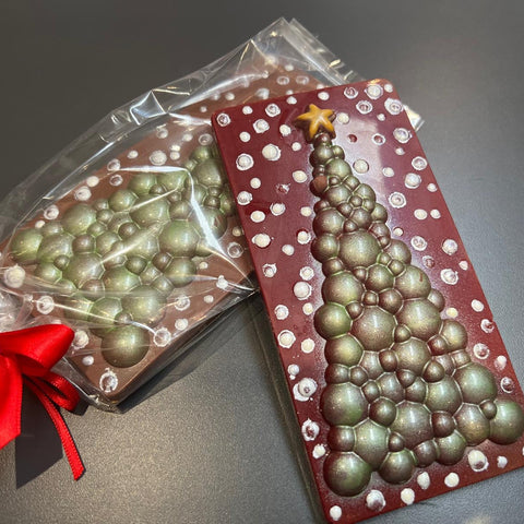 Schokoladen Tafel - weihnachtliches Design